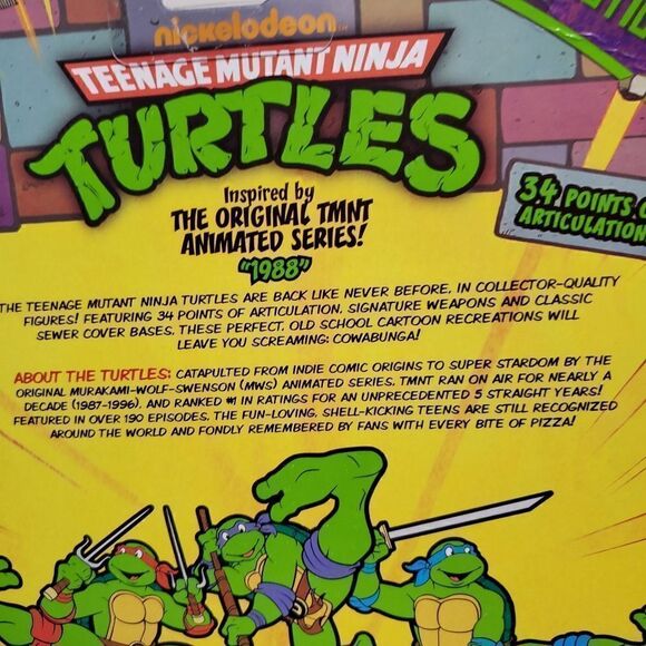 Classic Teenage Mutant Ninja Turtles DonatelloPlaymate Classic Collection Figure - Picture 9 of 10